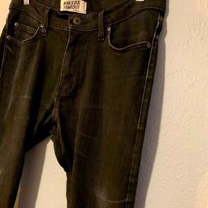 Naked & Famous “Stacked Guy” black skinny jeans 30